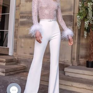 NADINE MERABI- Size S/M. I wore this to my rehearsal dinner.